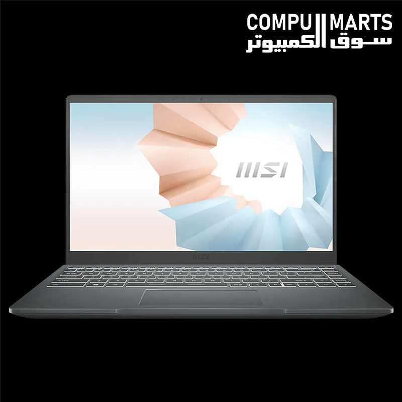 MSI Modern 14 B11MOU laptop with Intel Core i3-1115G4 processor