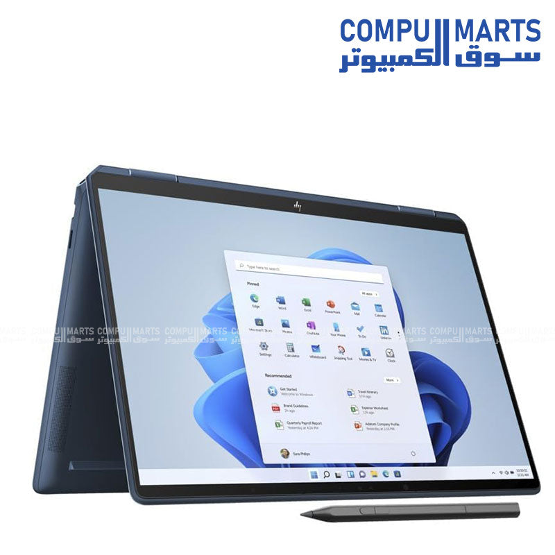 HP Spectre x360 14 Convertible Laptop with 3K Touch Display in Cooler Blue