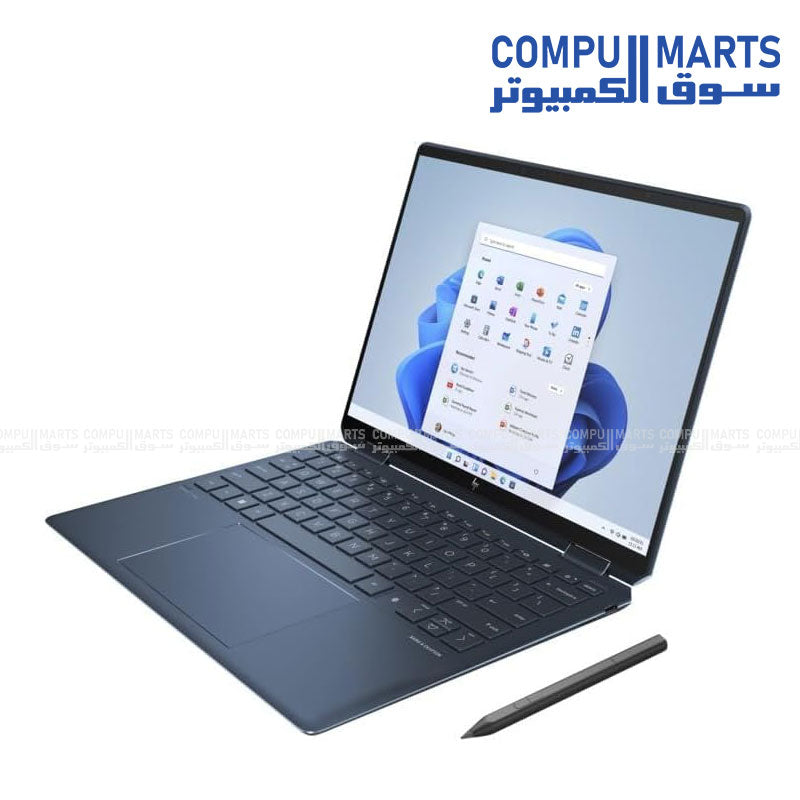 HP Spectre x360 14 Convertible Laptop with 3K Touch Display in Cooler Blue