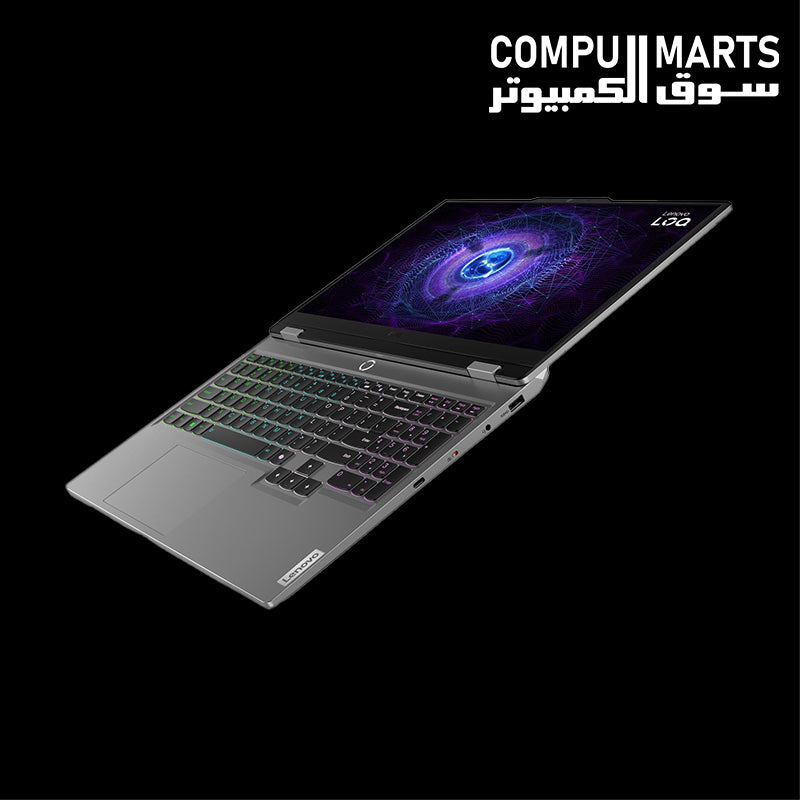 15.6-inch FHD IPS 144Hz G-SYNC display on Lenovo LOQ 15IRX9 gaming laptop