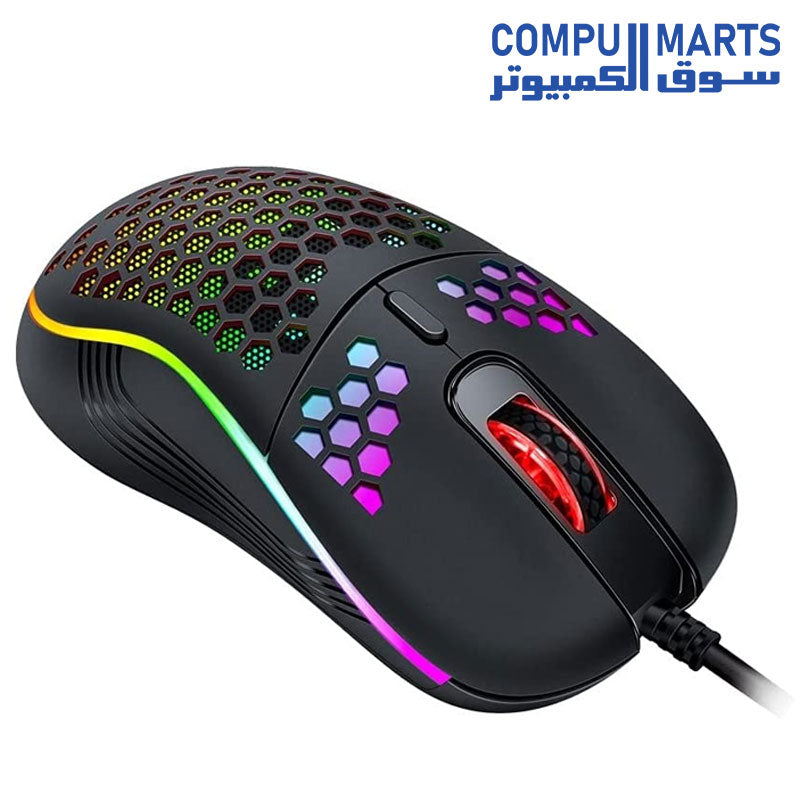 1619A-Mouse-R8-Braided-Wired-8000 Dpi