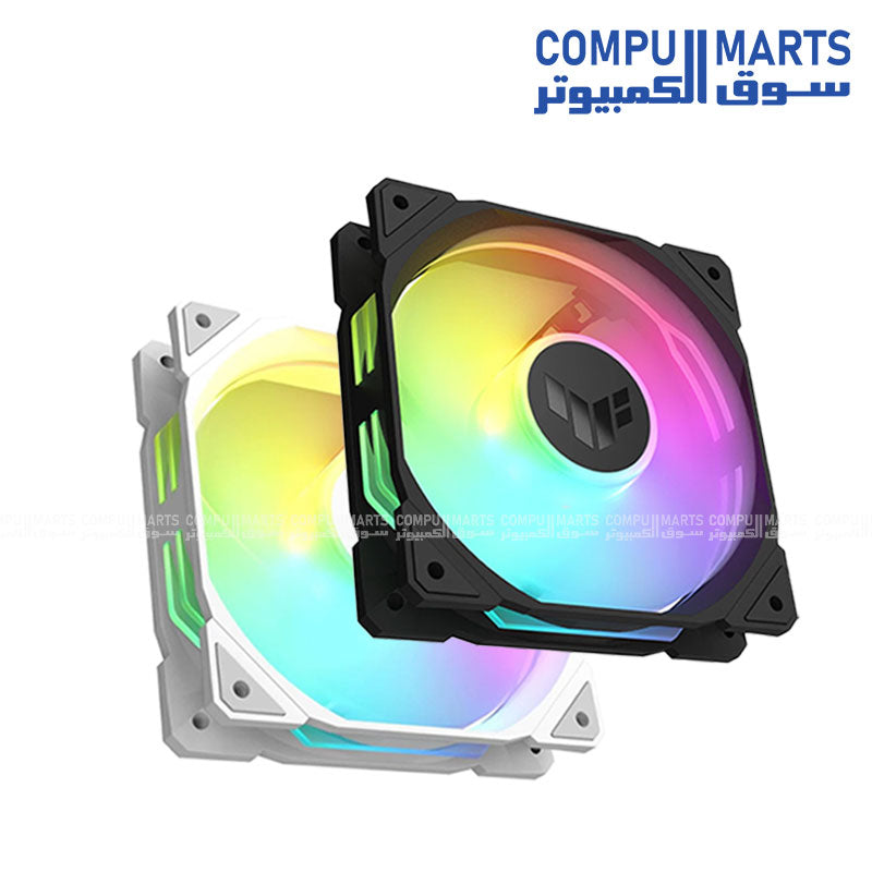 ASUS TUF Gaming TF120 ARGB 120mm Fan – Advanced FDB Bearing – AURA Sync – Egypt