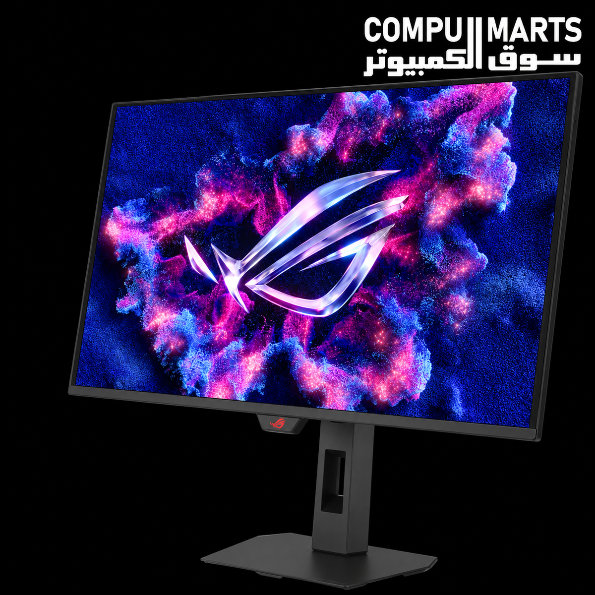 ASUS ROG Strix display with QD-OLED panel technology anti-reflection surface and 99 percent DCI-P3 color coverage for immersive visual quality
