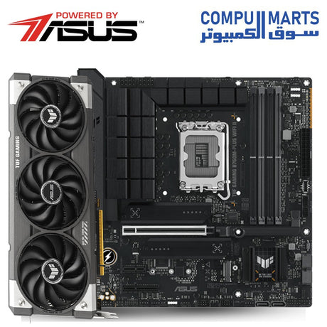 ASUS TUF GAMING B760M-PLUS II Motherboard + TUF RTX 5060 Bundle Egypt