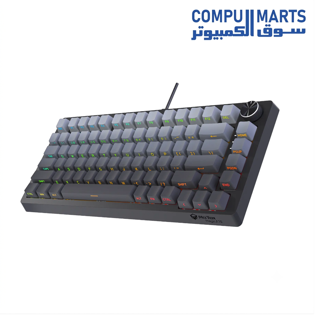 Magic A75 75% compact mechanical keyboard with zero-latency rapid trigger and adjustable actuation