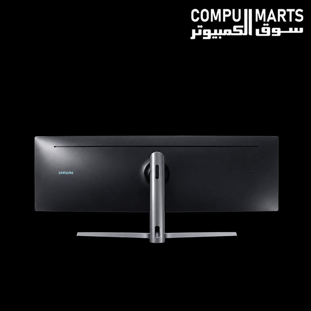 Samsung 49 Inch UltraWide Curved Gaming Monitor with 32:9 Aspect Ratio and QLED Display.