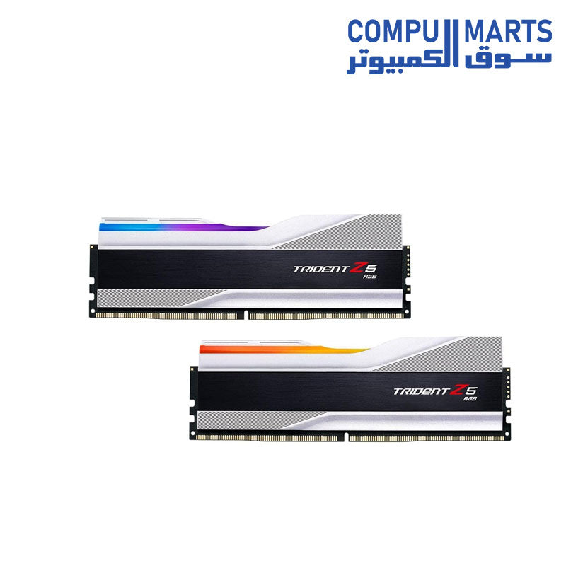 G.Skill 32GB  DDR5 Trident Z5 RGB 5600MHz CL40 1.20V Dual Channel Kit 2x 16GB Silver by G.Skill