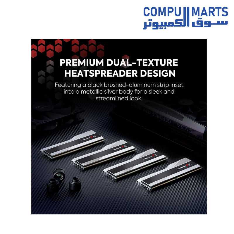 G.Skill 32GB  DDR5 Trident Z5 RGB 5600MHz CL40 1.20V Dual Channel Kit 2x 16GB Silver by G.Skill