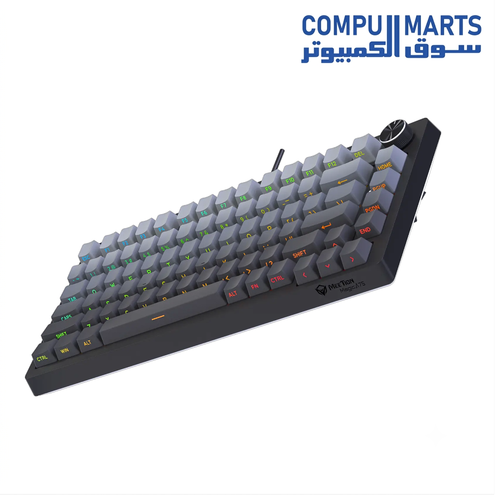 Magic A75 mechanical keyboard with ultra-smooth linear switches and 100 million presses lifespan
