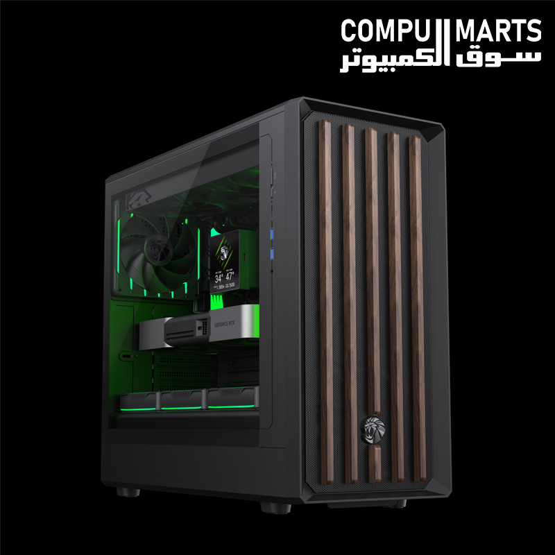 GAMEMAX CLAW 460 WB Gaming Chassis with 175mm CPU Cooler Height Support and GPU Holder