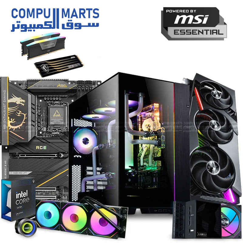 5090 VANGUARD X ULTRA – Core Ultra 9 285K – RTX 5090 SOC – 64GB DDR5 6600 – 4TB NVMe – Lian Li Full Build