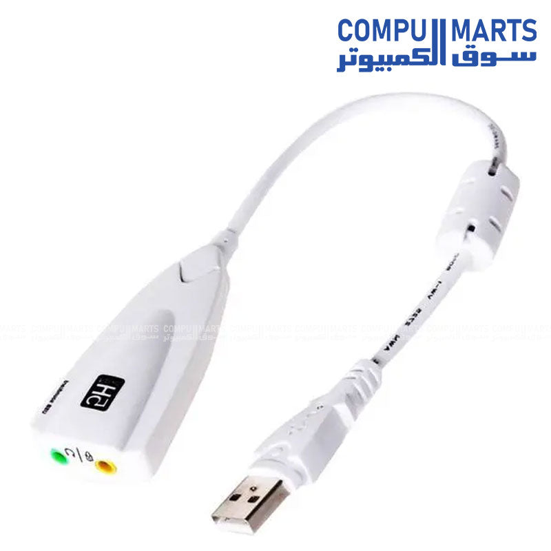 5H V2 7.1 External USB Sound Card – Digital Surround Audio Adapter