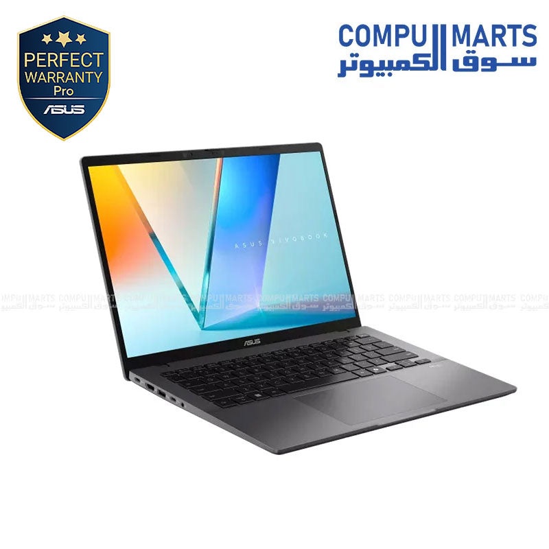 Compumarts ASUS Vivobook S14 laptop featuring Intel Core Ultra 7 Processor 355 and 16GB DDR5 RAM