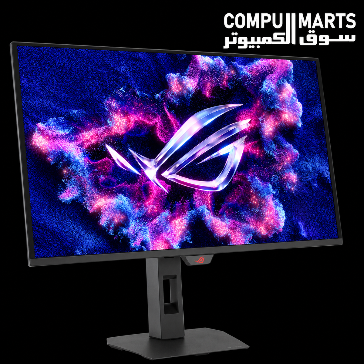 Premium OLED gaming monitor featuring 0.03ms GTG response time HDR10 support and Adaptive-Sync technology for ultra-smooth gameplay performance