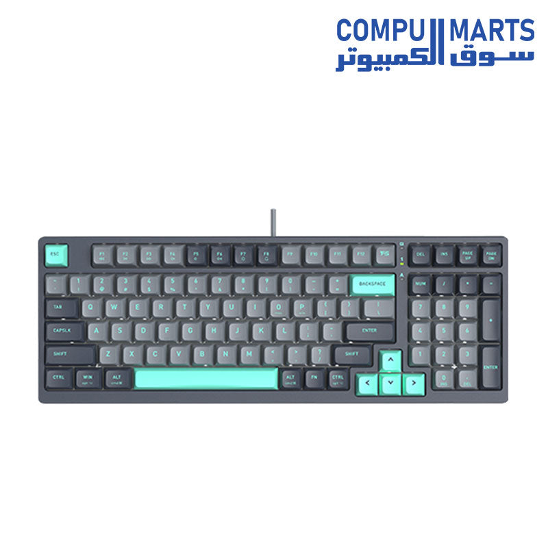 A4Tech Fstyler KB-FS300 Wireless Mechanical Keyboard – Hot-Swappable Switches, Sleek Design, High Performance