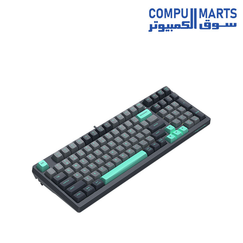A4Tech Fstyler KB-FS300 Wireless Mechanical Keyboard – Hot-Swappable Switches, Sleek Design, High Performance