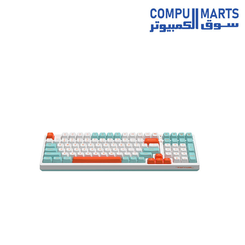 A4Tech Fstyler KB-FS300 Wireless Mechanical Keyboard – Hot-Swappable Switches, Sleek Design, High Performance