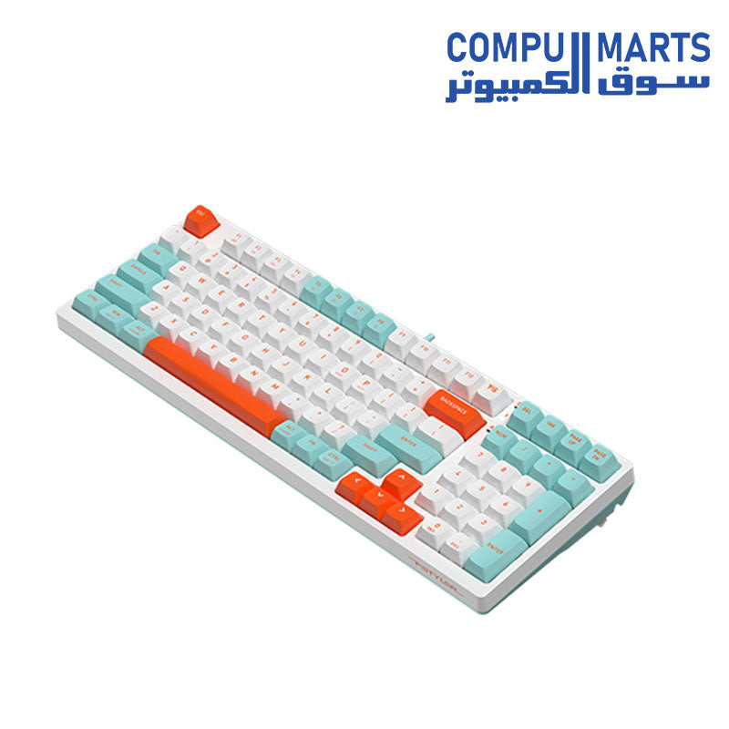 A4Tech Fstyler KB-FS300 Wireless Mechanical Keyboard – Hot-Swappable Switches, Sleek Design, High Performance