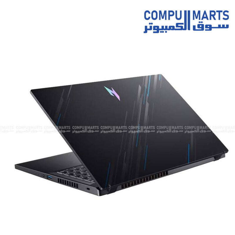 ACER Nitro ANV15-52-786F gaming laptop with white backlit keyboard and Windows 11