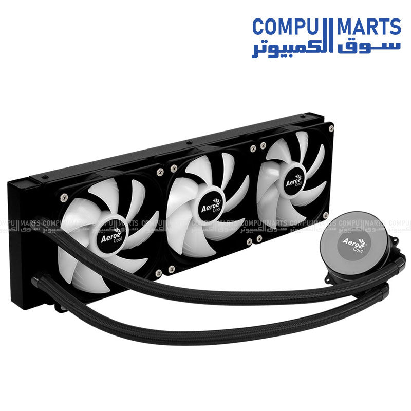 Oasis L360 – 360mm AIO Liquid CPU Cooler – Black / White – Hydraulic Bearing Fans – Intel & AMD Compatible