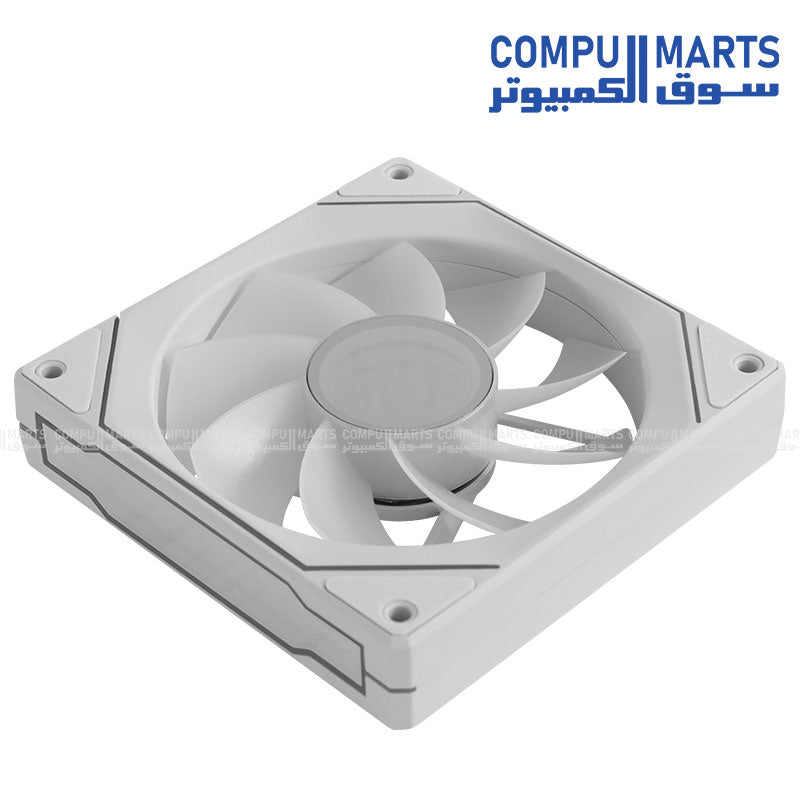 Phantom M-3 R 12 PWM ARGB – 120mm Cooling Fan – Black / White – Hydraulic Bearing – 49.8 CFM