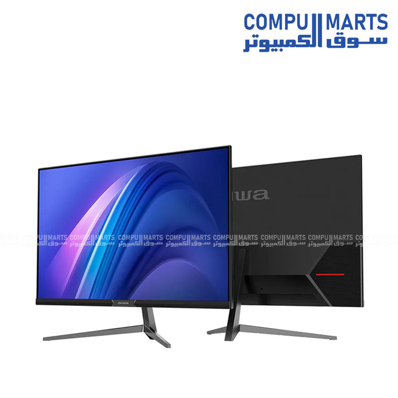 AIWA MD2425-V 23.8″ gaming monitor with IPS panel, FHD 1080p, 180Hz refresh rate, 1ms response time, HDMI + DP ports. Ideal for gamers – in Egypt.