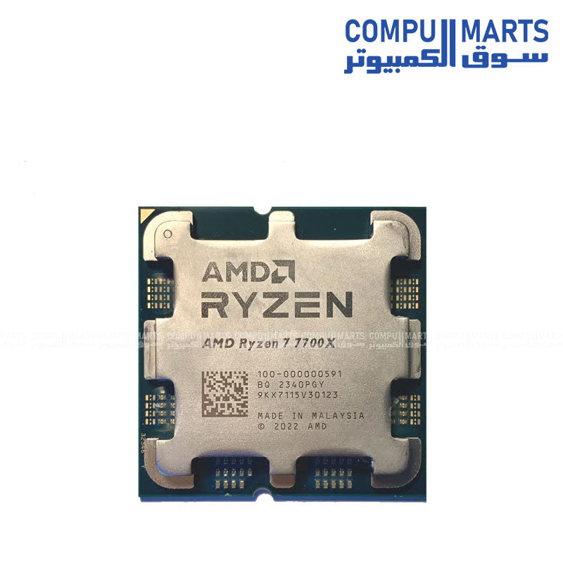 AMD Ryzen 7 7700X 8-Core, 16-Thread Unlocked Desktop Processor