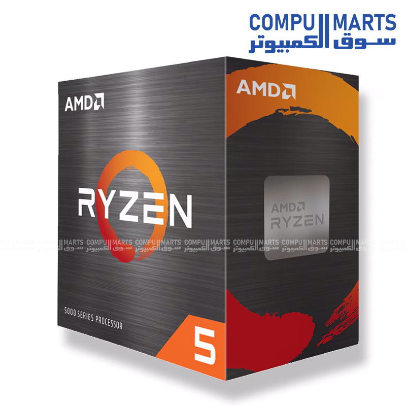 AMD Ryzen 5 5600T 6-Core 12-Thread Desktop Processor – Up to 4.5GHz, AM4, 32MB Cache