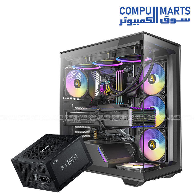 Antec C3 ARGB case with XPG KYBER 850W gold power supply