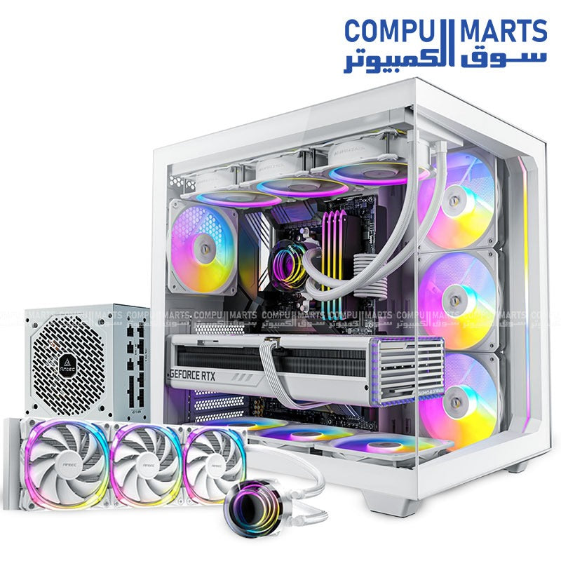 ANTEC-C5-ARGB–Gaming-Case-NE1000-PSU-VORTEX-360MM-AIO-Cooler–Performance-PC-Bundle-Egypt