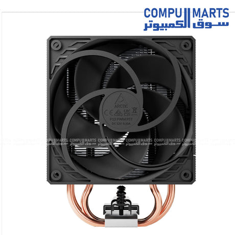 ARCTIC Freezer 36 CO CPU Air Cooler with dual P12 PWM fans, 4 copper heatpipes, MX-6 thermal paste, Intel LGA1851/1700 and AMD AM5/AM4 compatibility.