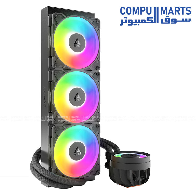 ARCTIC Liquid Freezer III Pro 360 A-RGB CPU Cooler – Black & White Edition