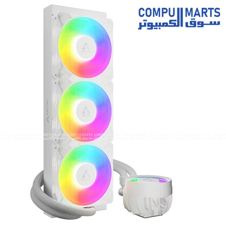 ARCTIC Liquid Freezer III Pro 420 A-RGB CPU Cooler with Triple 140mm Fans