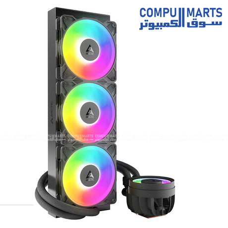 ARCTIC Liquid Freezer III Pro 420 A-RGB CPU Cooler with Triple 140mm Fans