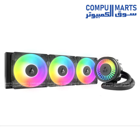 ARCTIC Liquid Freezer III Pro 420 A-RGB CPU Cooler with Triple 140mm Fans