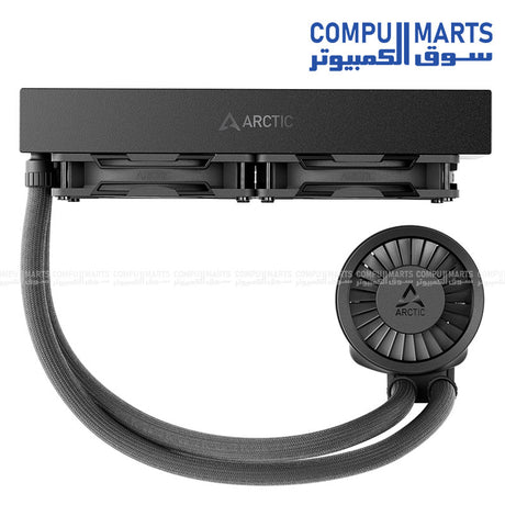 ARCTIC Liquid Freezer III PRO 240 AIO CPU Cooler with dual P12 Pro fans, VRM fan, 240mm radiator, MX-6 pre-applied, Intel and AMD support