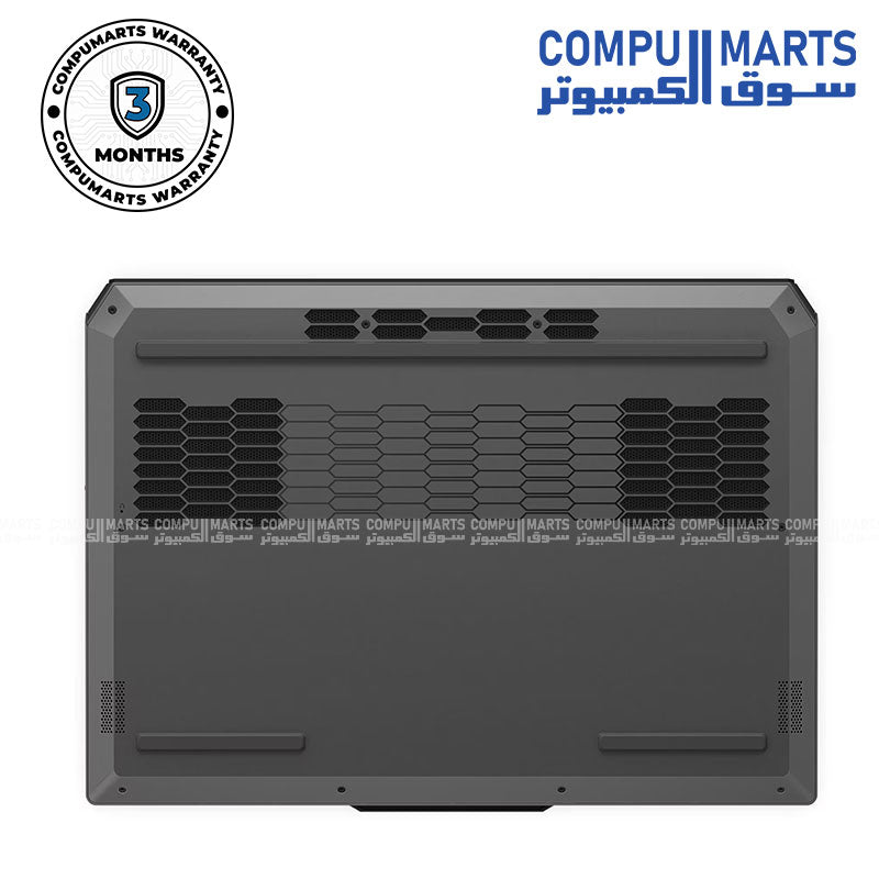 Lenovo LOQ 15IRX9 83DV0102AX HDMI 2.1 USB-C DisplayPort WiFi 6 Bluetooth 5.2 IPS panel 100% sRGB connectivity ports side view Egypt