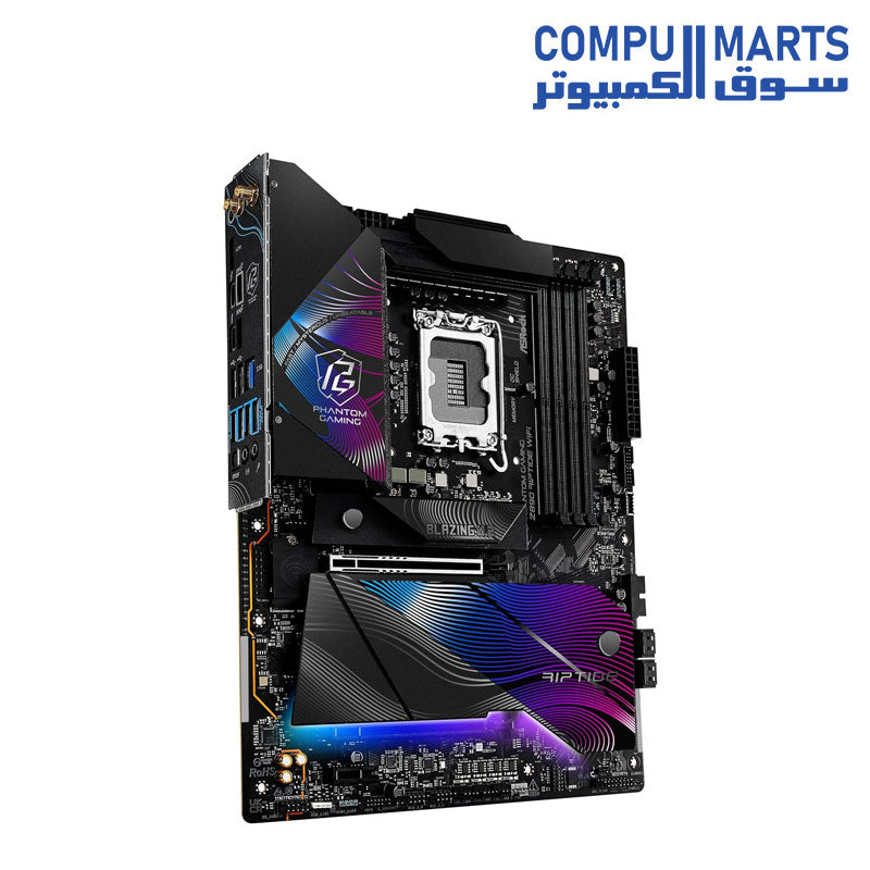 Z890-Riptide-Motherboard-ASRock-WiFi7-ATX-LGA1851-256GB-ddr5