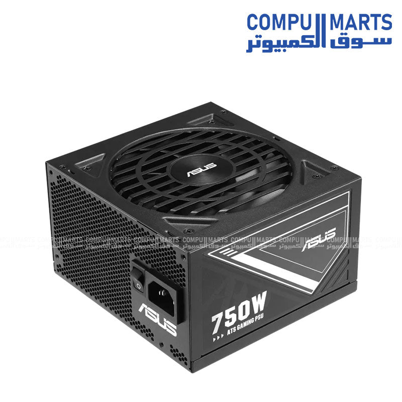 ASUS 750W ATS Gold Power Supply – 80 Plus Gold, Dual Ball Fan Bearings