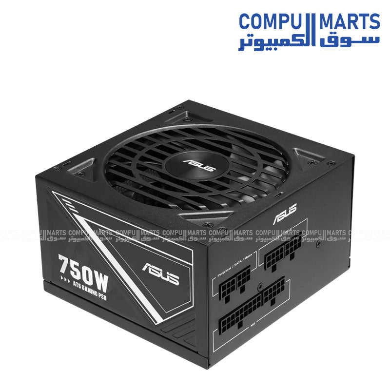 ASUS 750W ATS Gold Power Supply – 80 Plus Gold, Dual Ball Fan Bearings