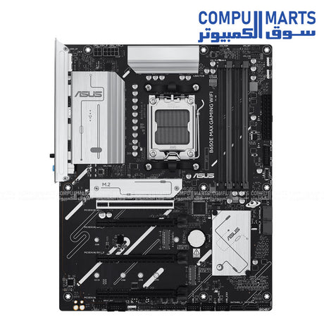 ASUS B650E MAX GAMING WIFI Motherboard – AM5 – DDR5 – PCIe 5.0 – Wi-Fi 6E – ATX