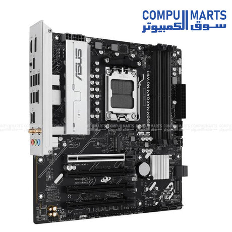 B850M MAX GAMING WIFI โ mATX AMD AM5 Motherboard โ DDR5 โ PCIe 5.0 โ Wi-Fi 6 โ Aura Sync RGB