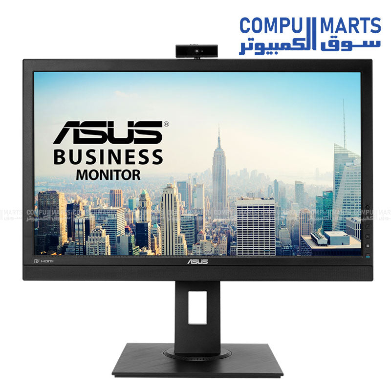 ASUS BE24DQLB – 24" FHD IPS Video Conferencing Monitor – Webcam – Mic Array – Speakers