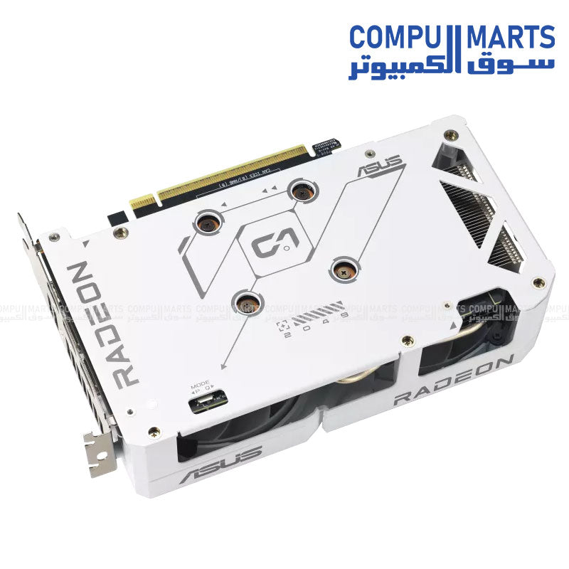 ASUS Dual Radeon RX 9060 XT 16GB White – Graphics Card – ASUS – PCIe 5.0 Dual Fan 16GB GDDR6