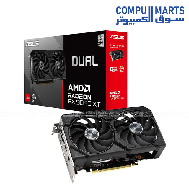 ASUS Dual Radeon RX 9060 XT 8GB GDDR6 graphics card Egypt