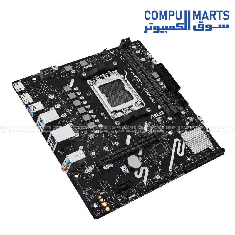 ASUS PRIME A620AM-K Motherboard – AM5 DDR5 PCIe 4.0 – Egypt
