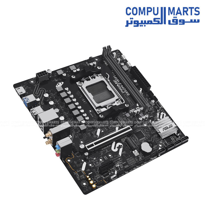 ASUS PRIME B850M-F WIFI AM5 Micro-ATX motherboard with DDR5 and PCIe 5.0