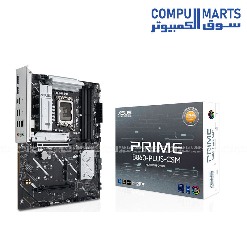 ASUS PRIME B860-PLUS-CSM ATX Motherboard – DDR5 – Intel LGA1700 – Egypt