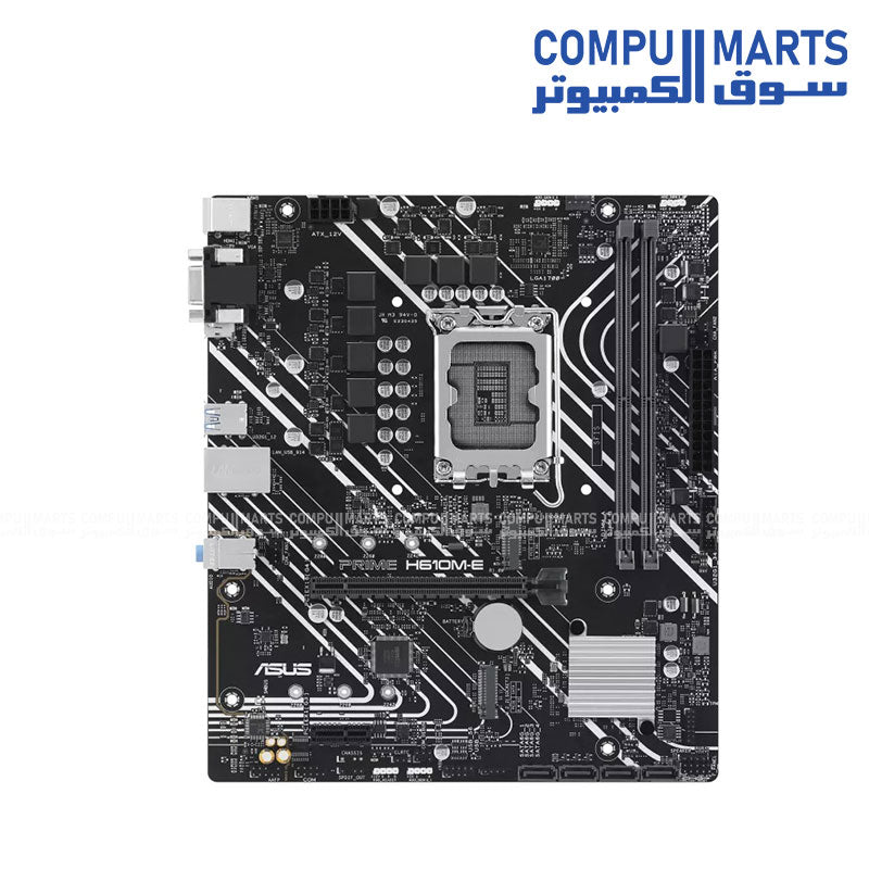 ASUS -PRIME -H610M-E-CSM -micro-ATX -motherboard – LGA- 1700, DDR5, PCIe 4.0, Dual -M.2 slots, Display-Port/HDMI/VGA – Egypt