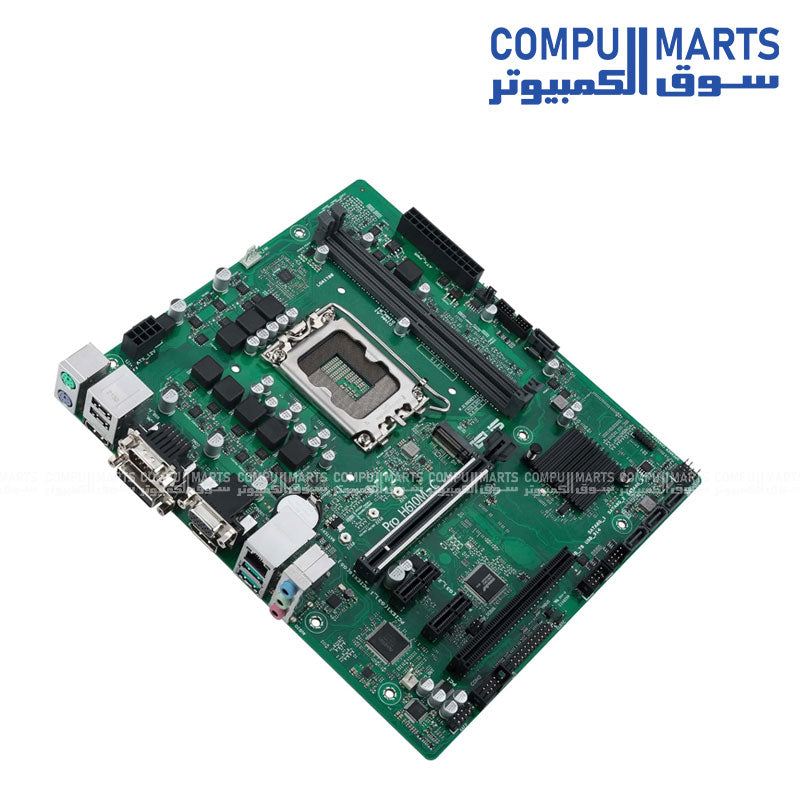 ASUS PRO H610M-C CSM mATX motherboard with DDR5 and Intel H610 chipset